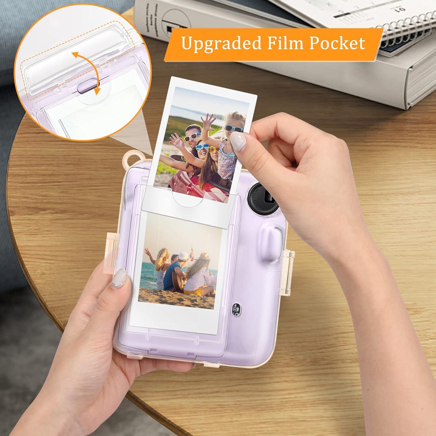 Funda Protectora Transparente Fintie para Fujifilm Instax Mini 12