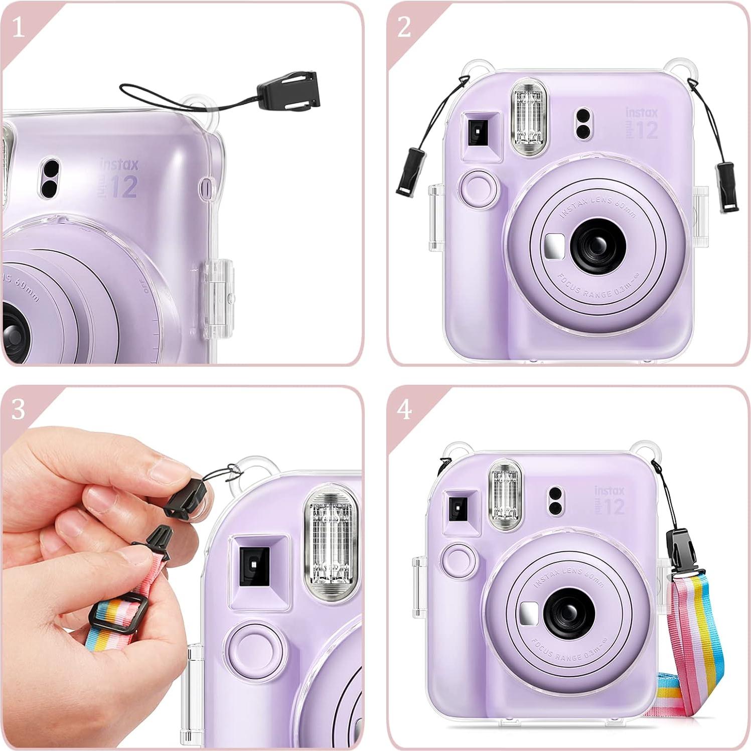 Funda Protectora Transparente Fintie para Fujifilm Instax Mini 12