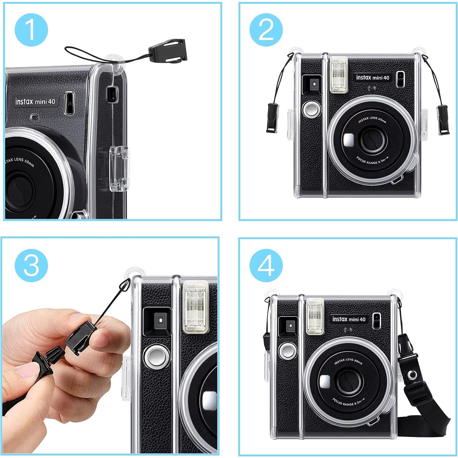 Funda Protectora PVC para Cámara Fujifilm Instax Mini 40