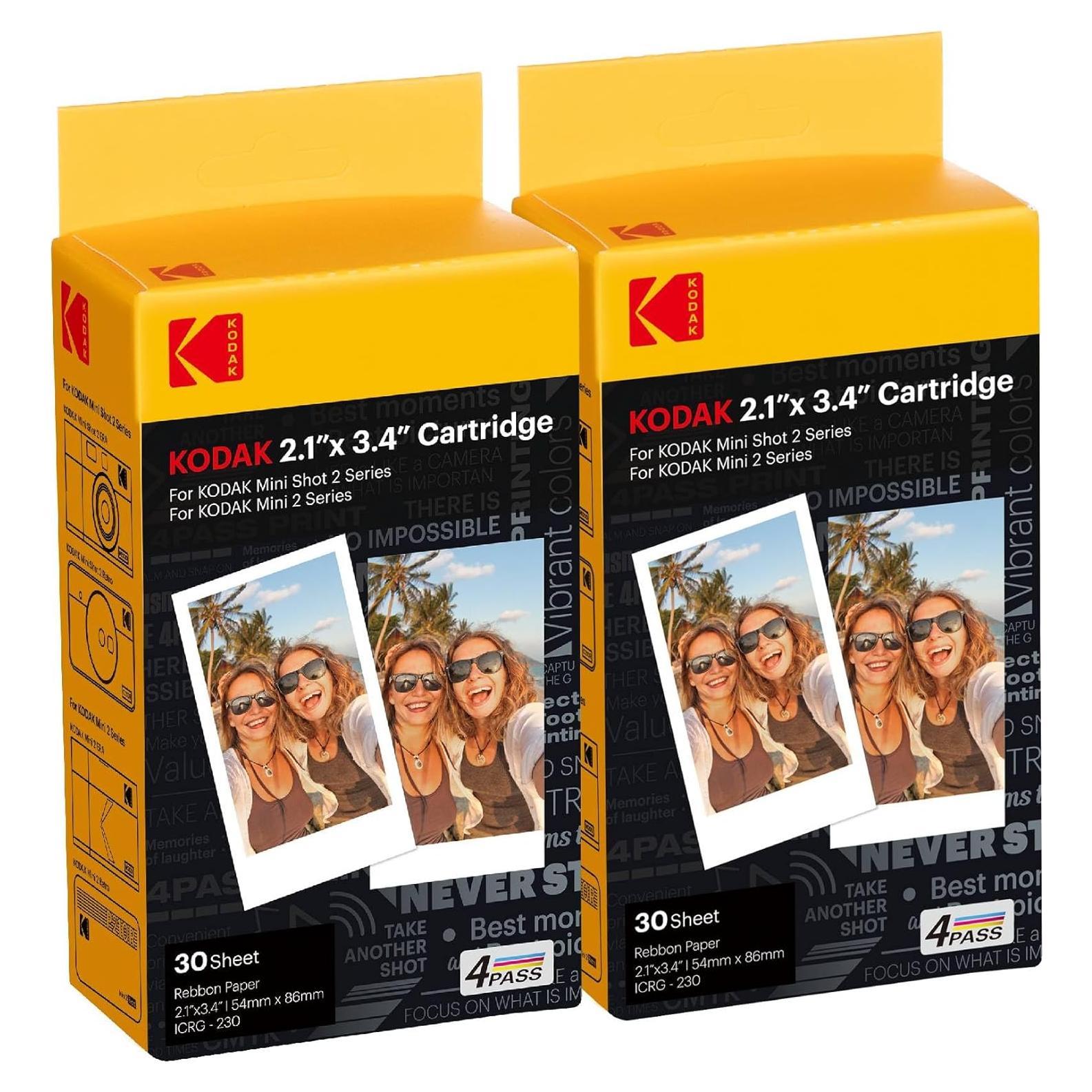 Cartucho de Película Kodak 4PASS 60 Hojas 5.3x8.6 cm