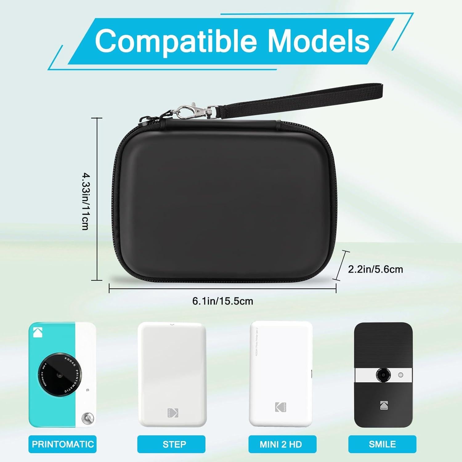 Funda de Transporte Kodak para Cámara Instantánea Negra