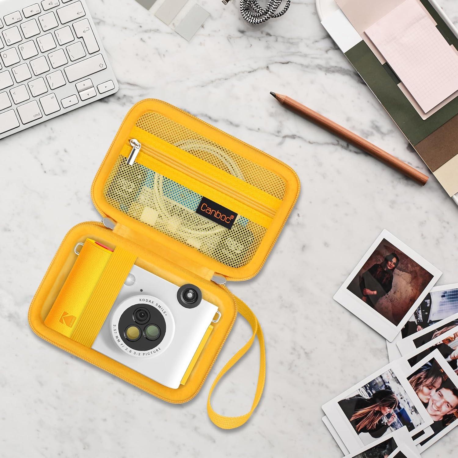Funda Canboc Amarilla para KODAK Smile+ Cámara Instantánea