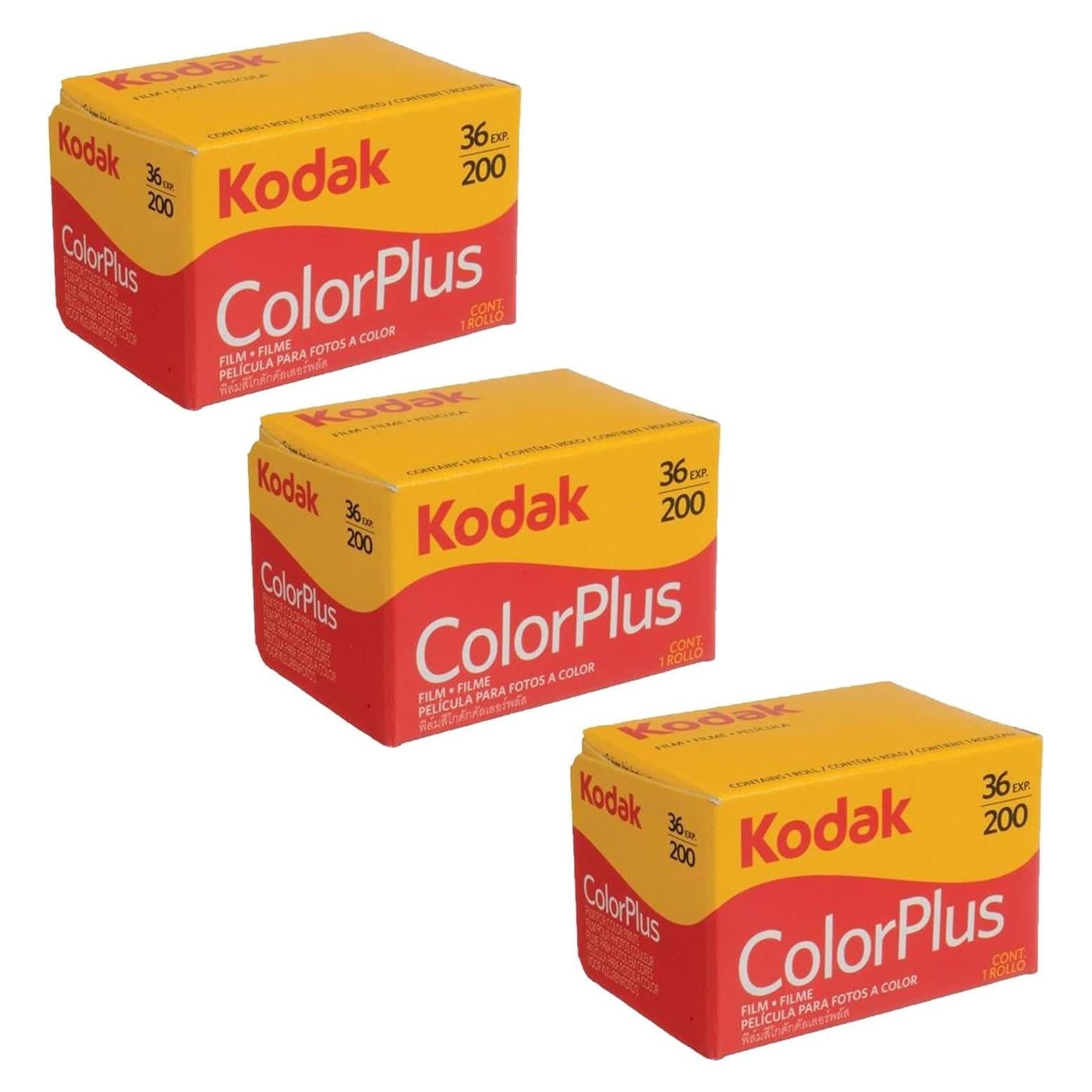 Película Kodak Colorplus 200 35mm - Paquete de 3