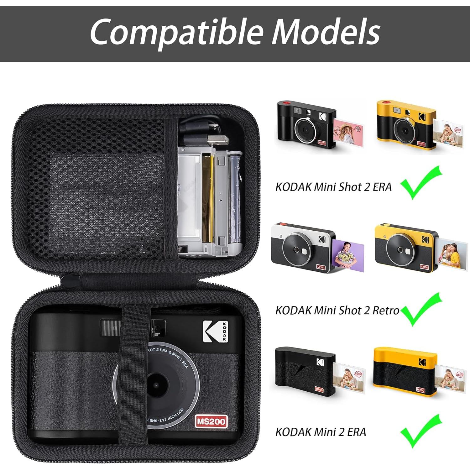 Funda dura para KODAK Mini Shot 2 ERA - Negro, EVA a prueba de agua