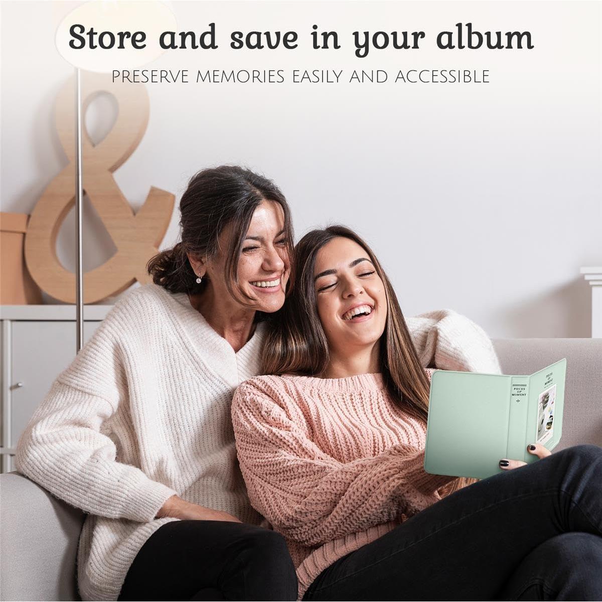 Cámara instantánea Fujifilm Instax Mini 12 verde menta + 40 exposiciones