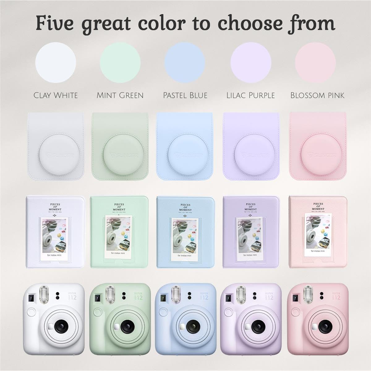 Cámara instantánea Fujifilm Instax Mini 12 verde menta + 40 exposiciones