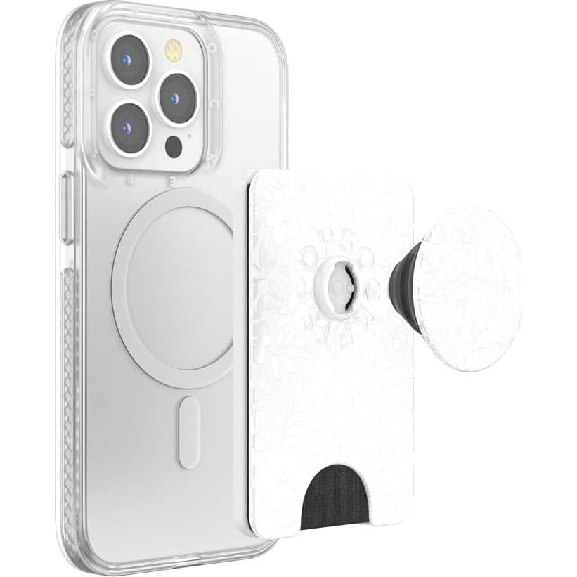 Billetera PopSockets Magnética para Teléfono - Blanco Fresco
