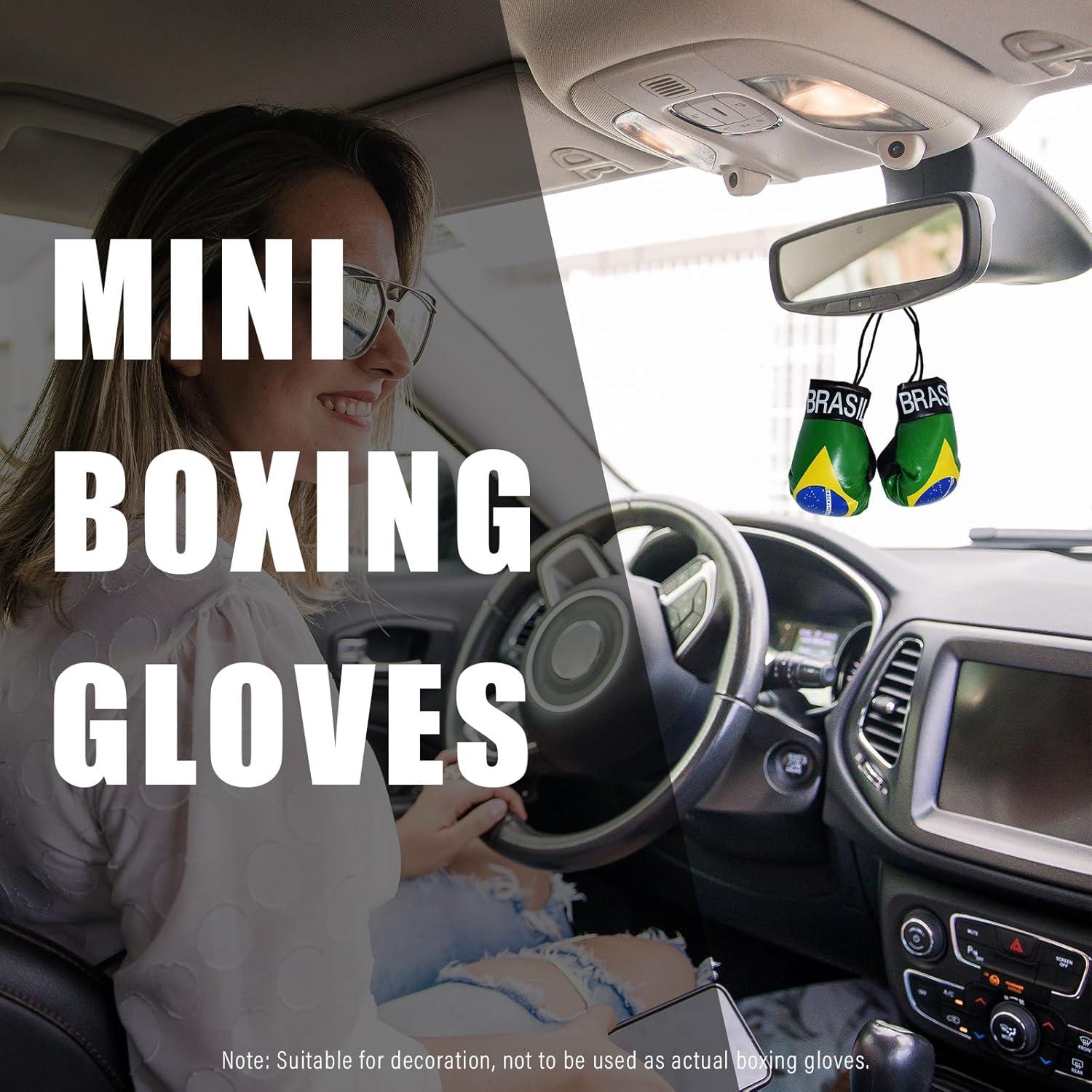 Guantes de Boxeo Mini Kewucn para Espejo de Coche - PVC Brasil