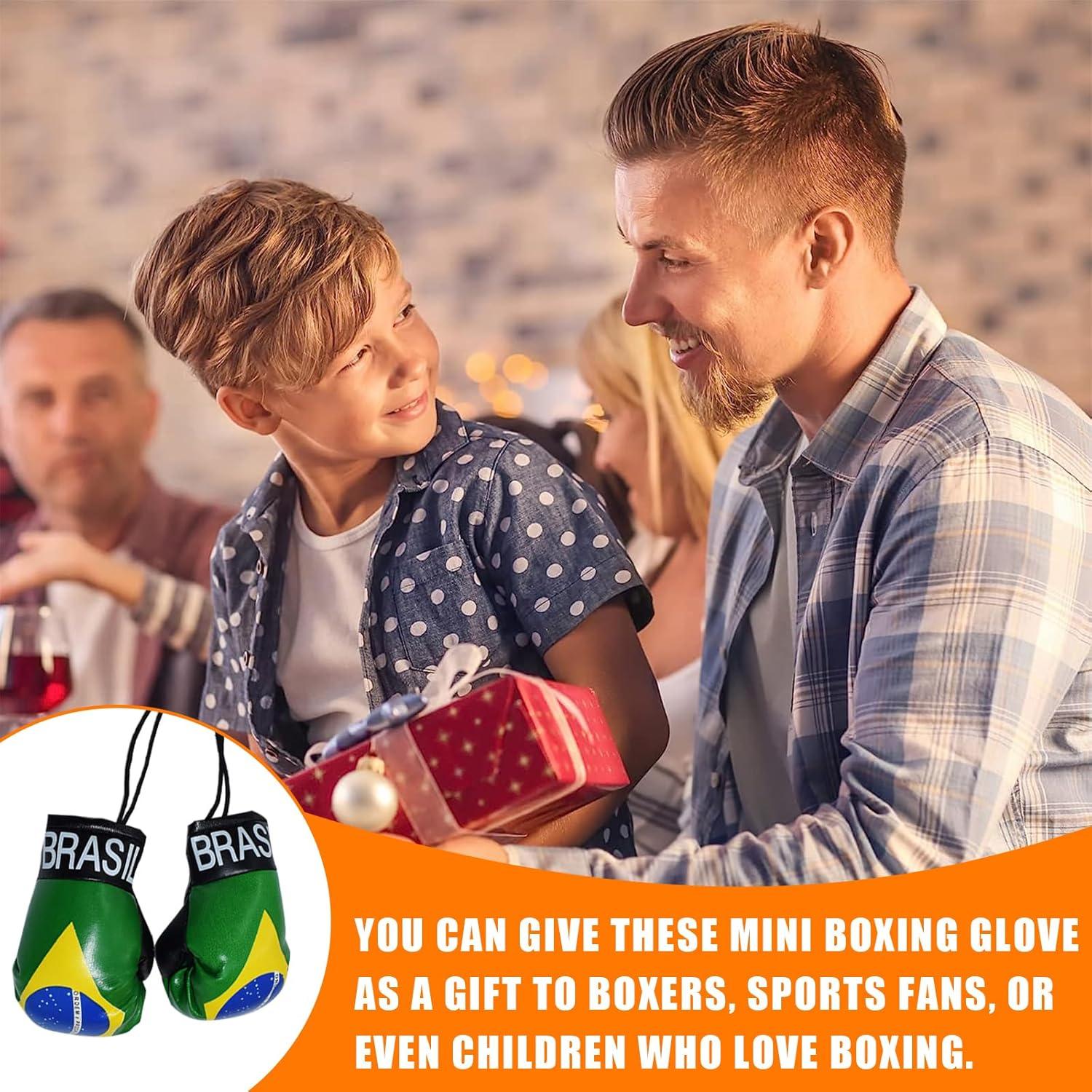 Guantes de Boxeo Mini Kewucn para Espejo de Coche - PVC Brasil