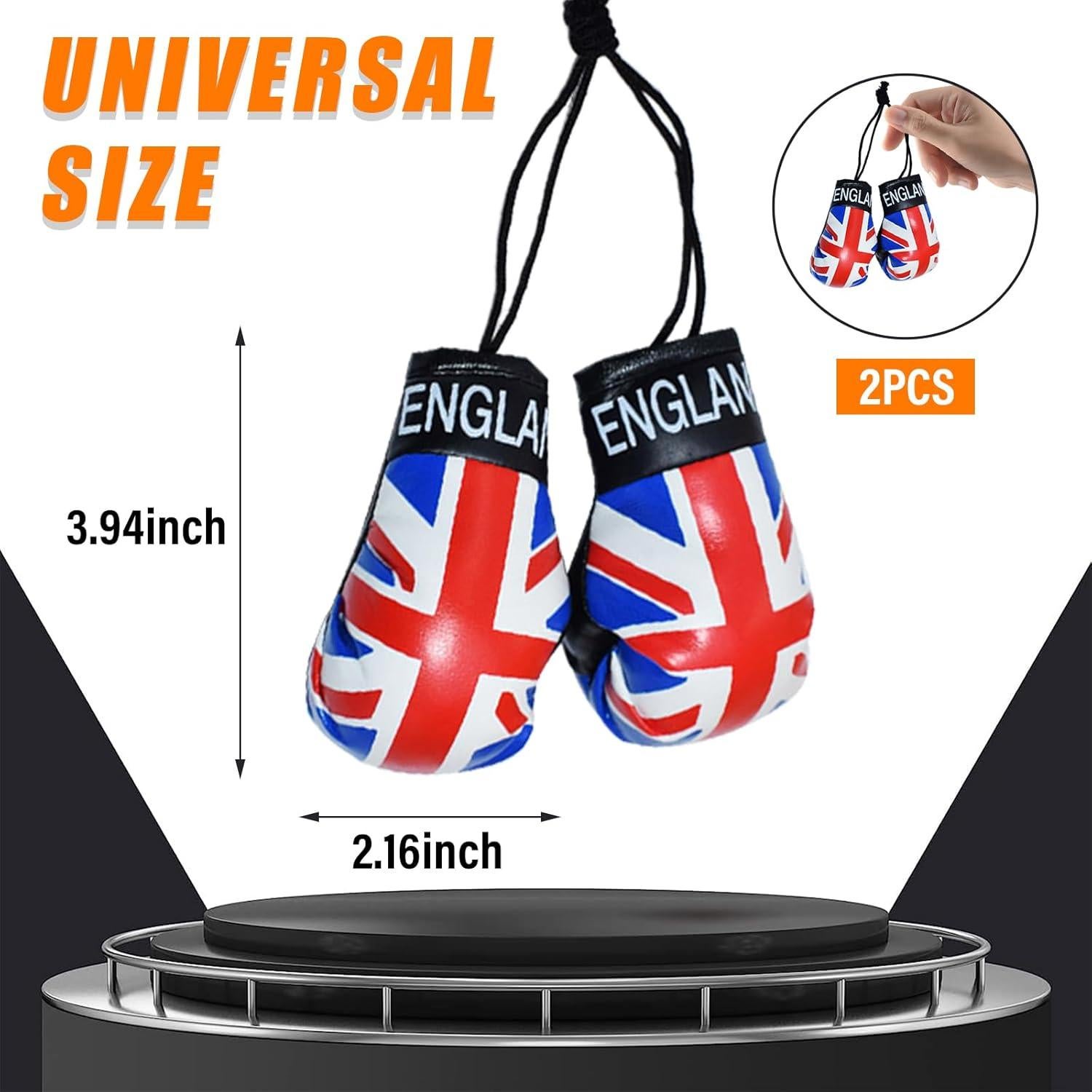 Guantes de Boxeo Mini Kewucn para Espejo de Coche PVC