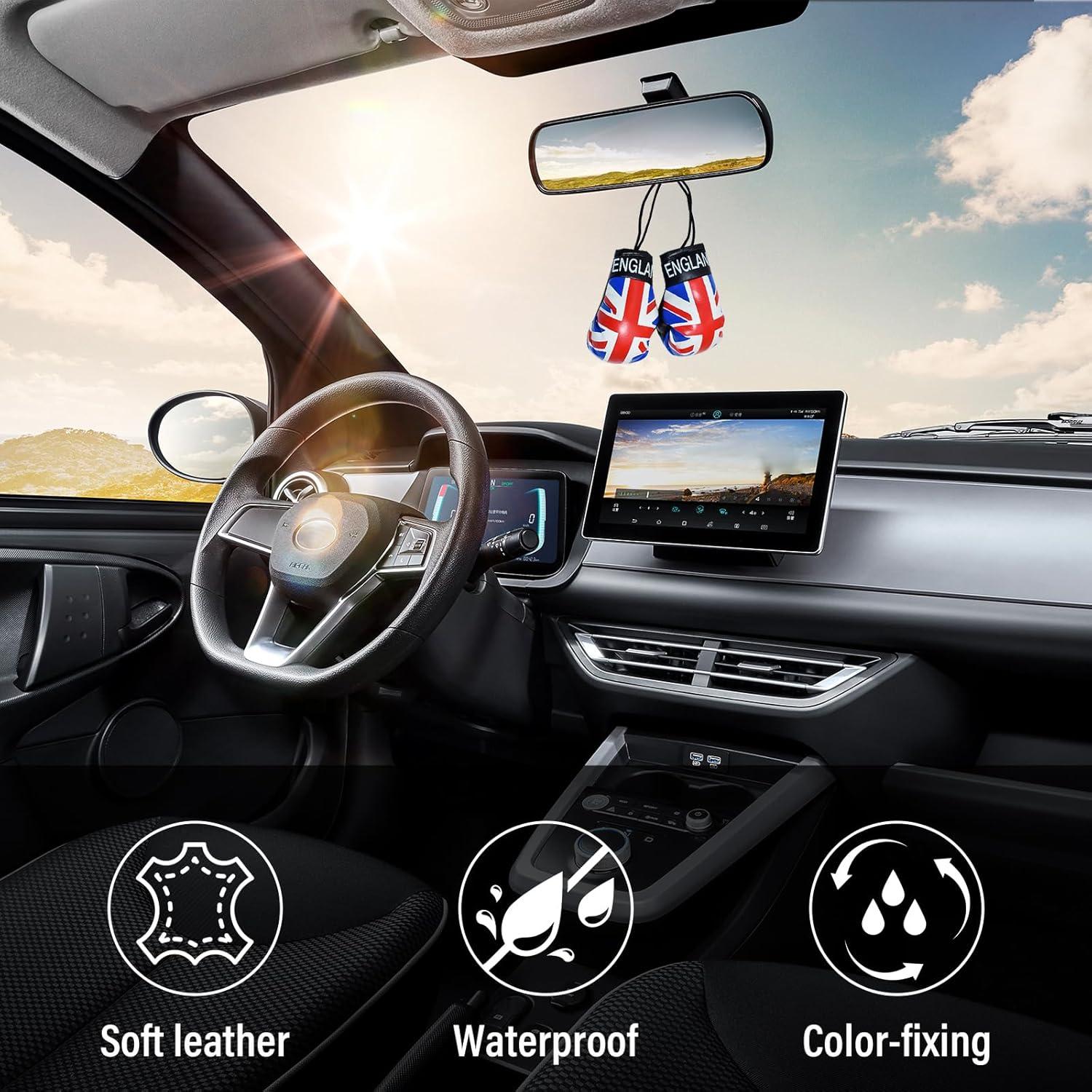 Guantes de Boxeo Mini Kewucn para Espejo de Coche PVC