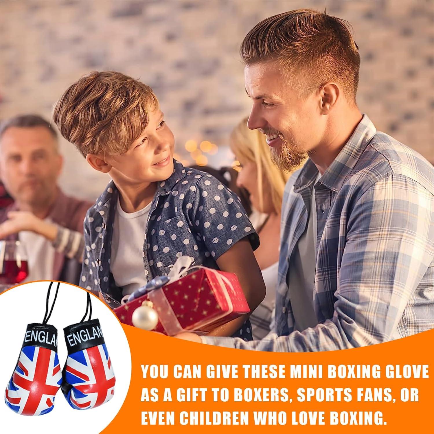 Guantes de Boxeo Mini Kewucn para Espejo de Coche PVC