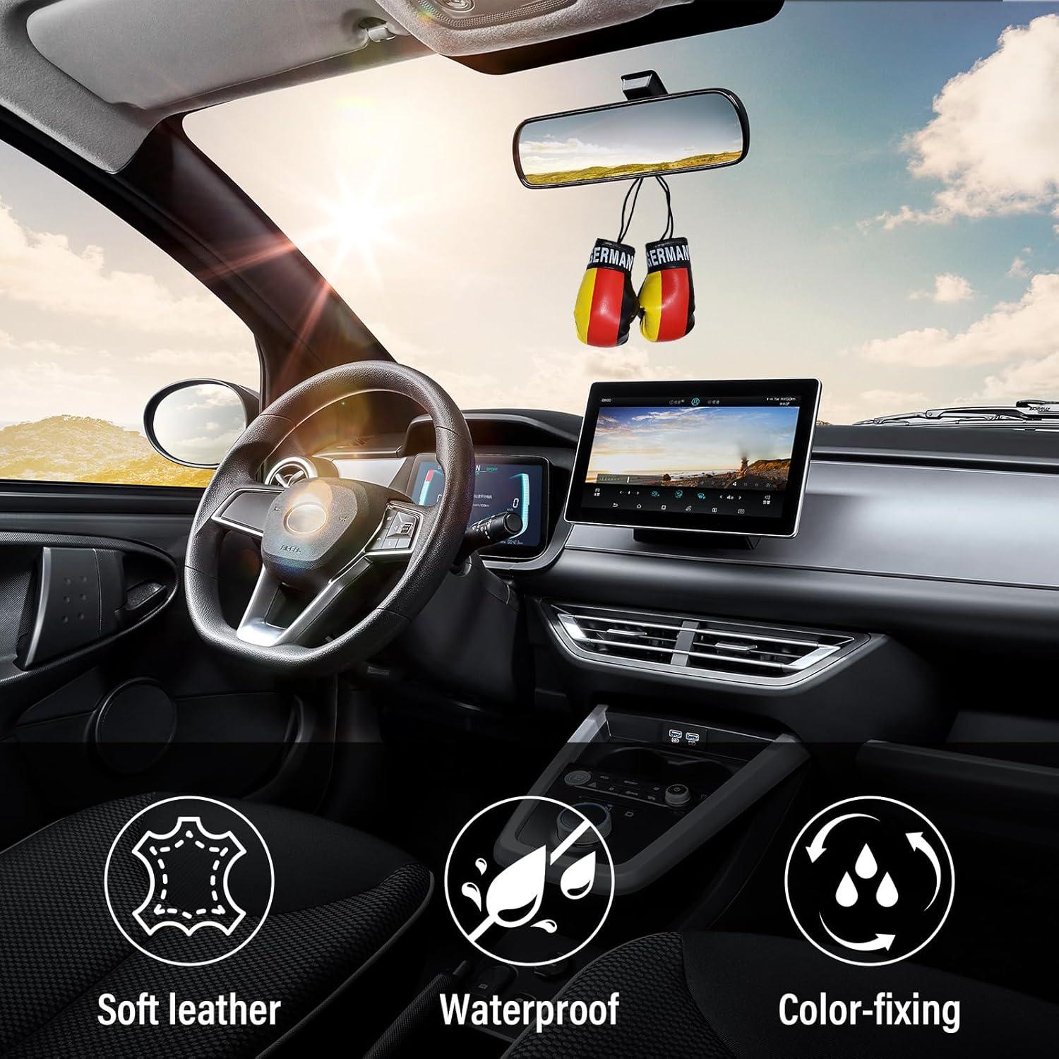 Guantes de Boxeo Mini Kewucn para Espejo de Coche PVC