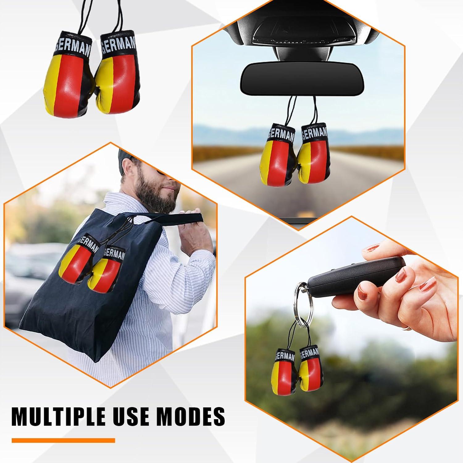 Guantes de Boxeo Mini Kewucn para Espejo de Coche PVC