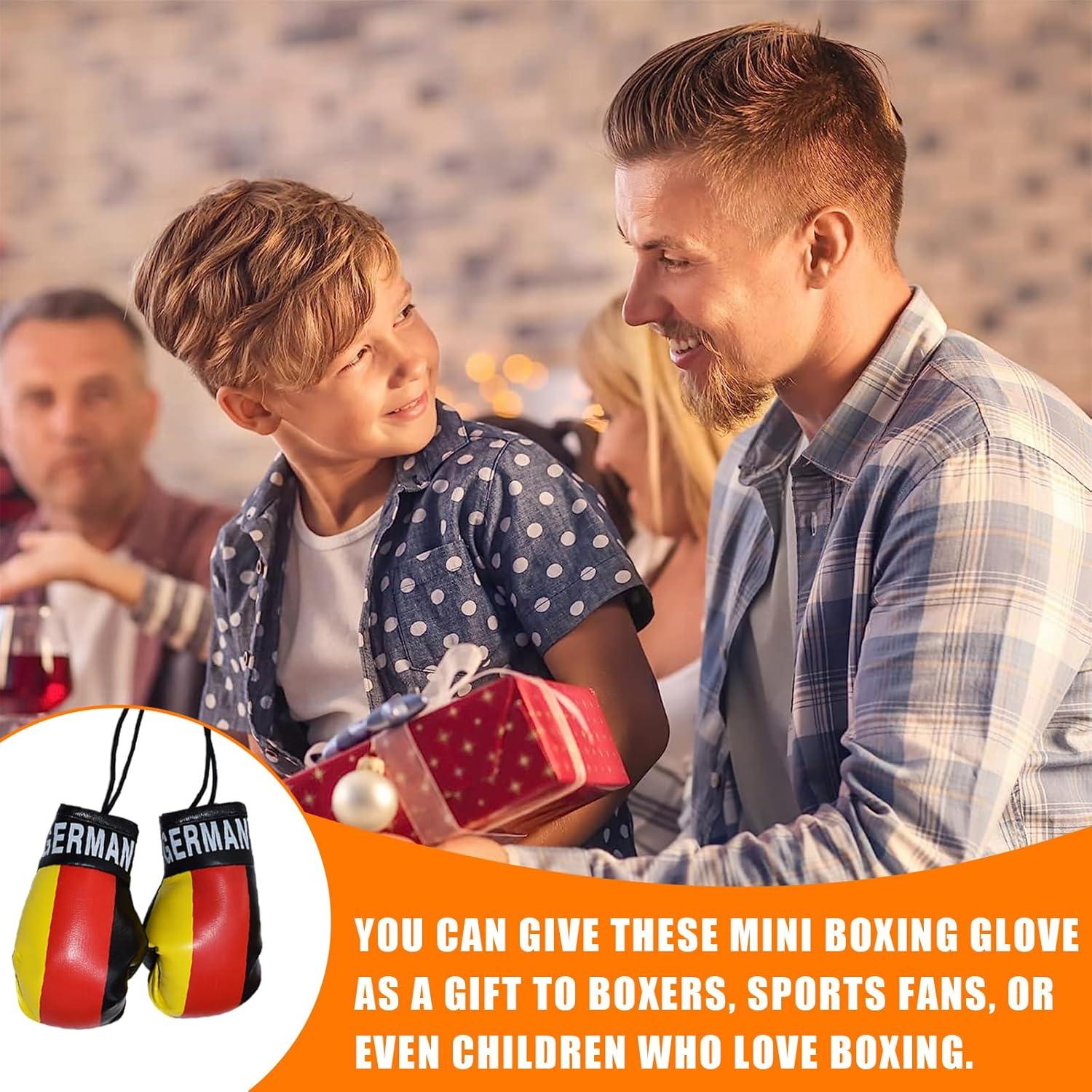 Guantes de Boxeo Mini Kewucn para Espejo de Coche PVC