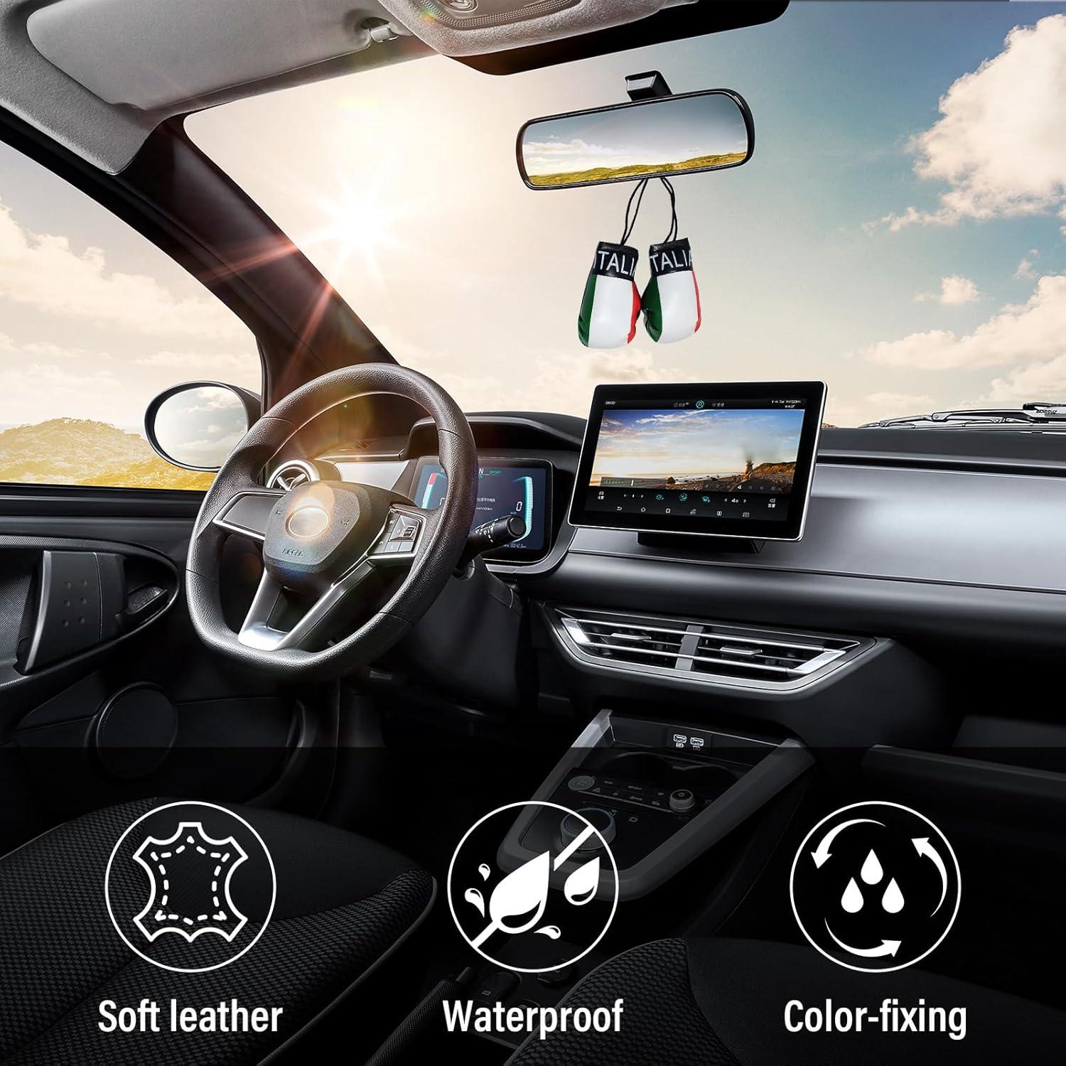 Guantes de Boxeo Mini Kewucn para Espejo de Coche Italia