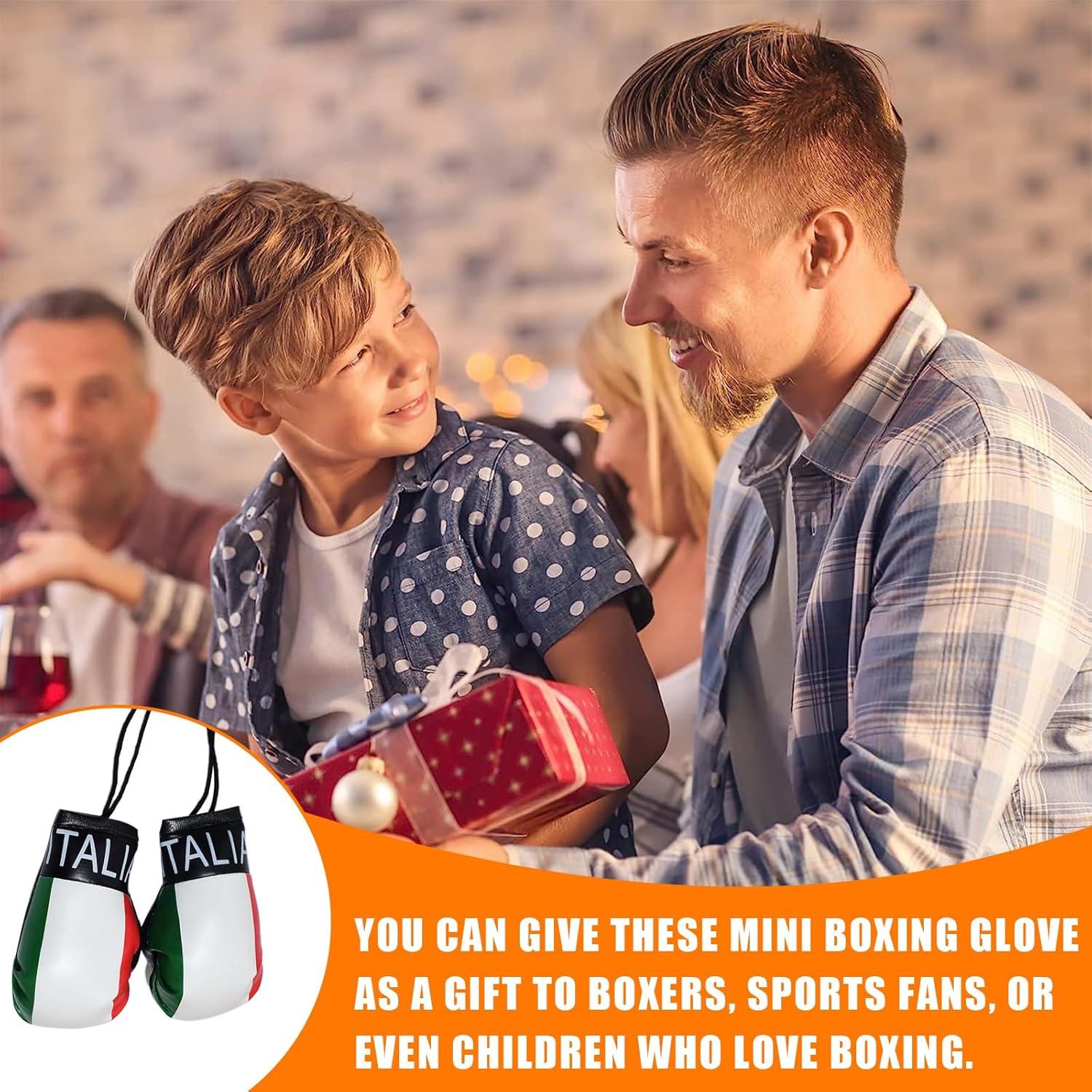 Guantes de Boxeo Mini Kewucn para Espejo de Coche Italia