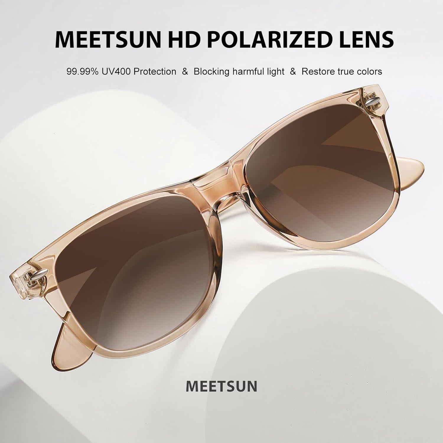Gafas de Sol Polarizadas MEETSUN UV400 Unisex 3 Pack