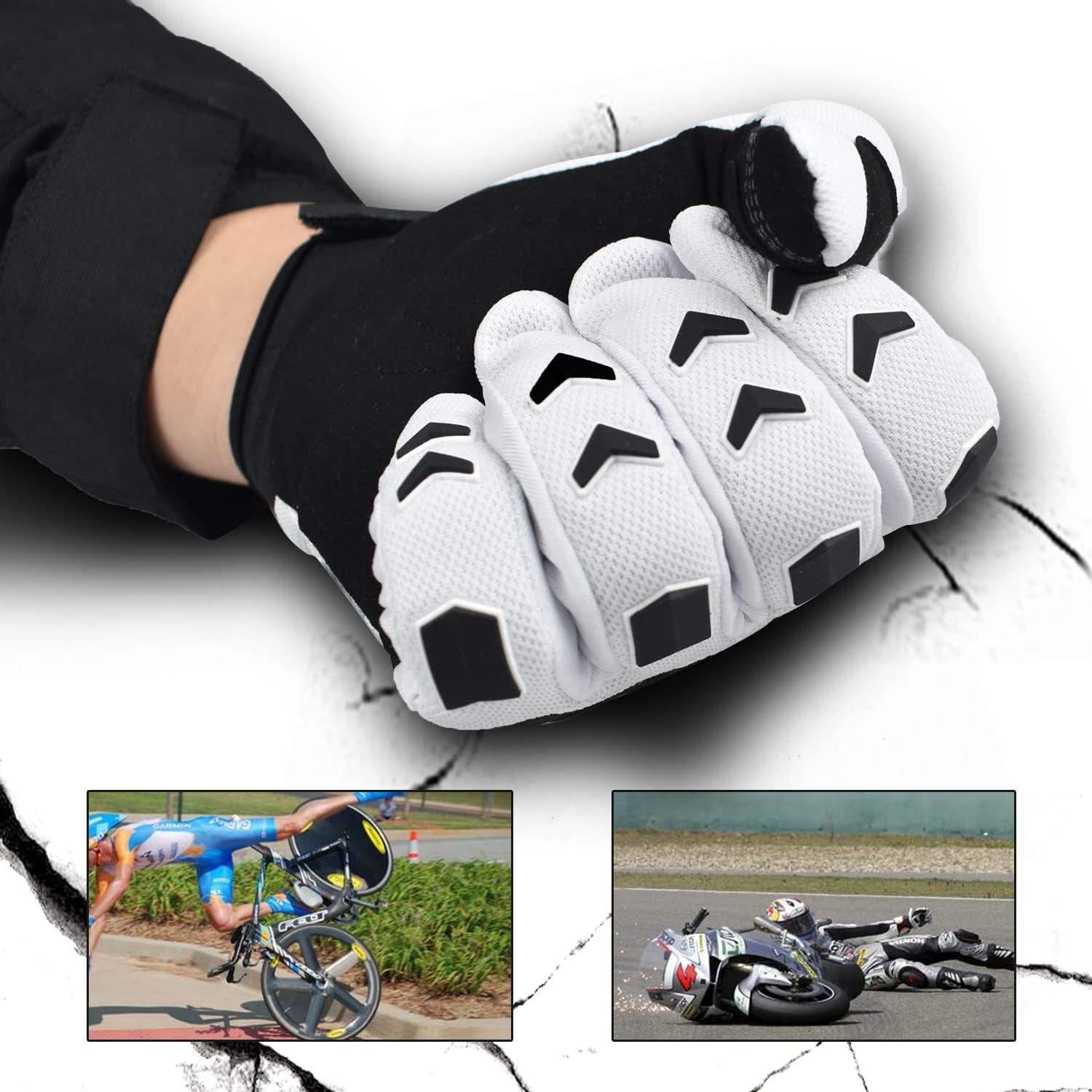 Guantes de Motocross CHCYCLE Medianos Negros Táctiles