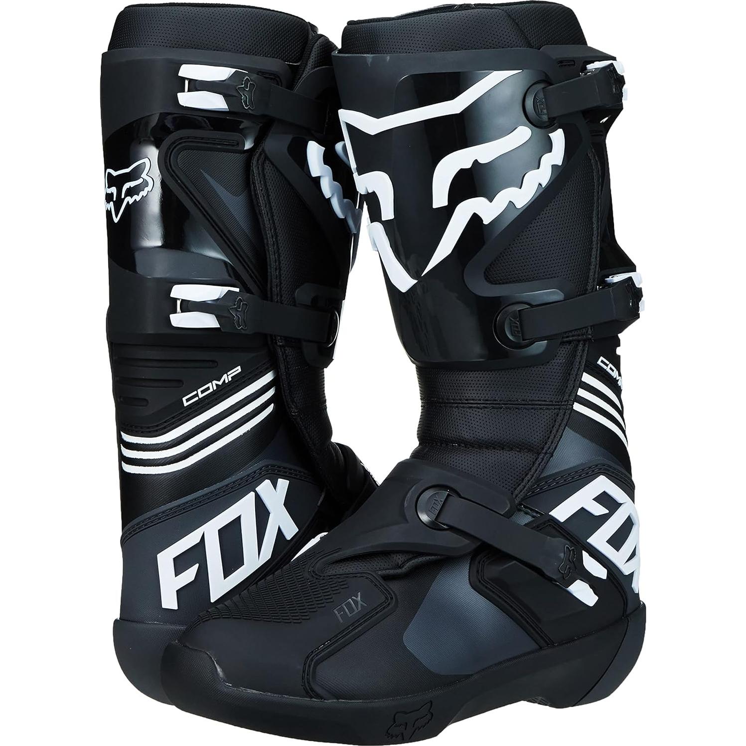 Bota de Motocross Fox Racing Comp para Hombre 14 Negro