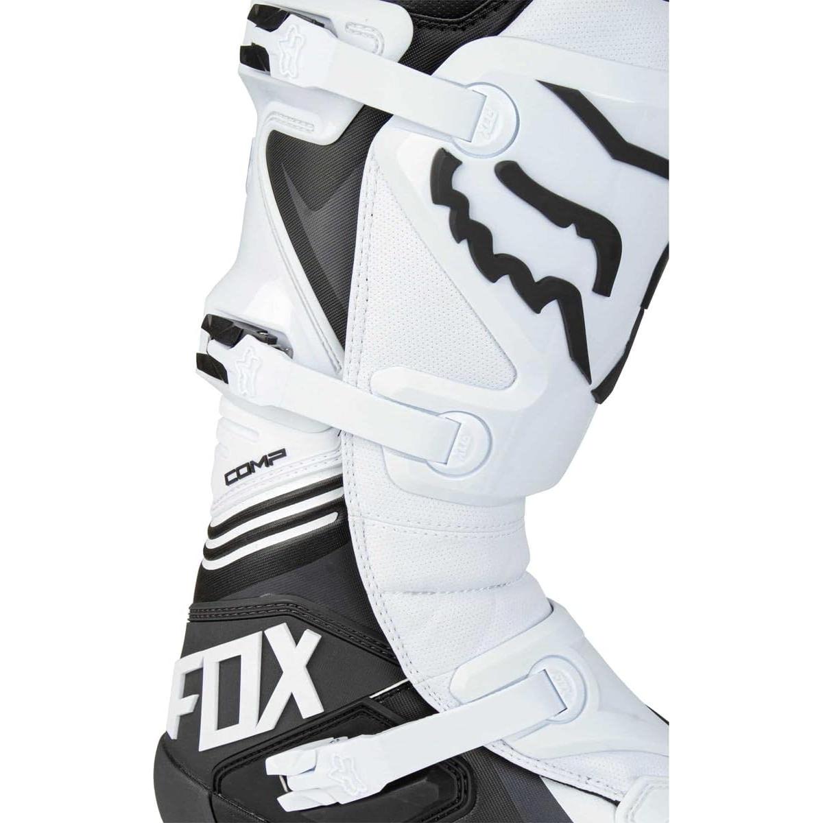 Botas de Motocross Fox Racing Comp Hombre Talla 11 Blancas