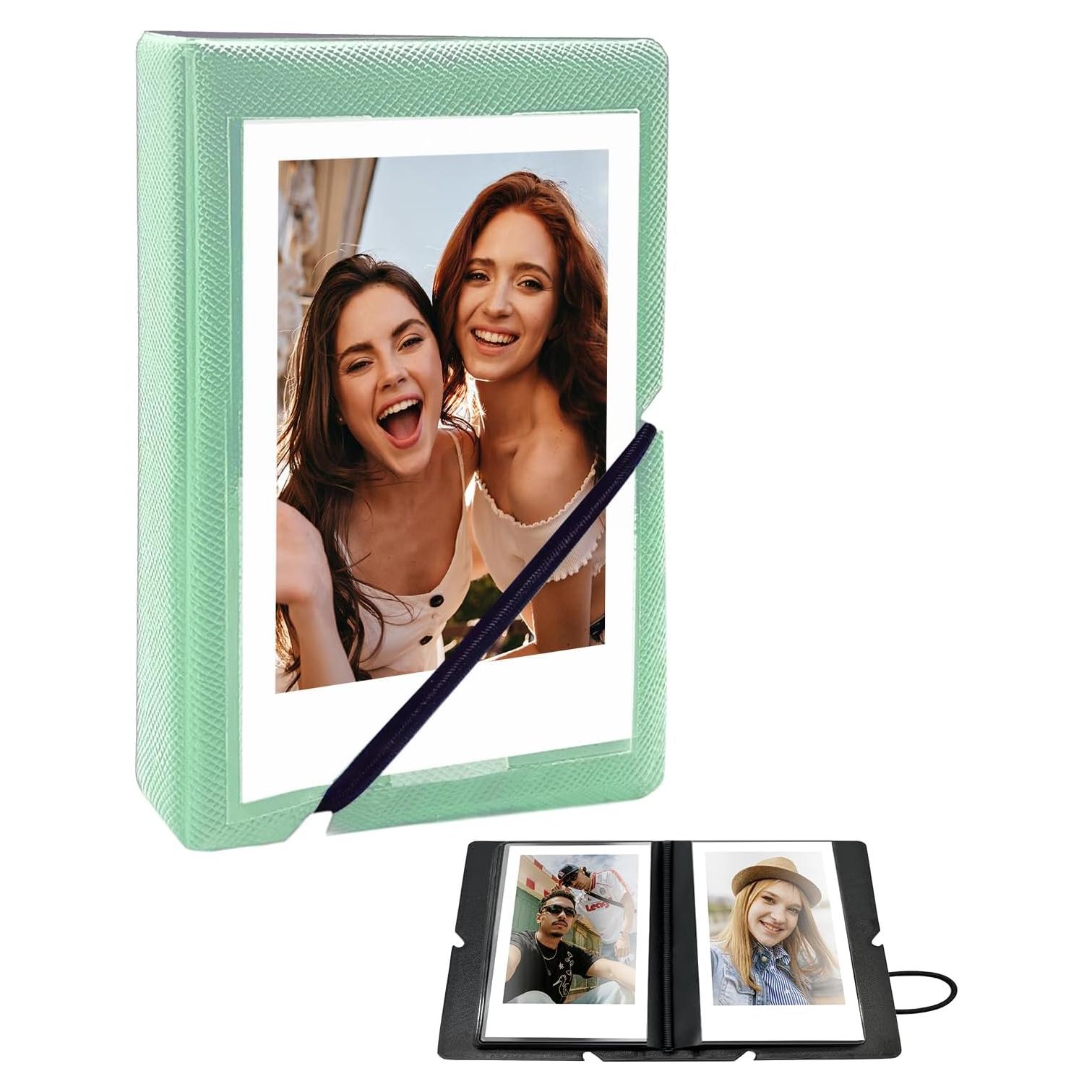 Álbum de Fotos Mini Losneg Verde Menta 32+1 Bolsillos