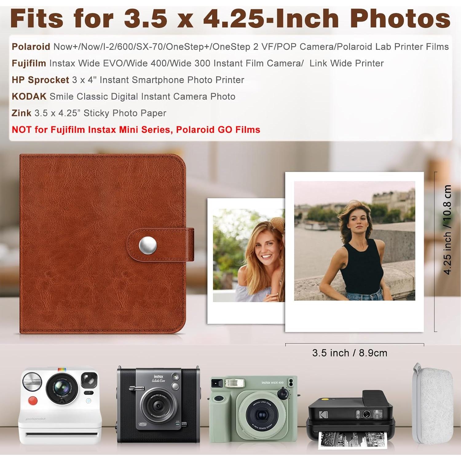 Bolsa de Cámara Fintie para Polaroid + Álbum 52 Fotos