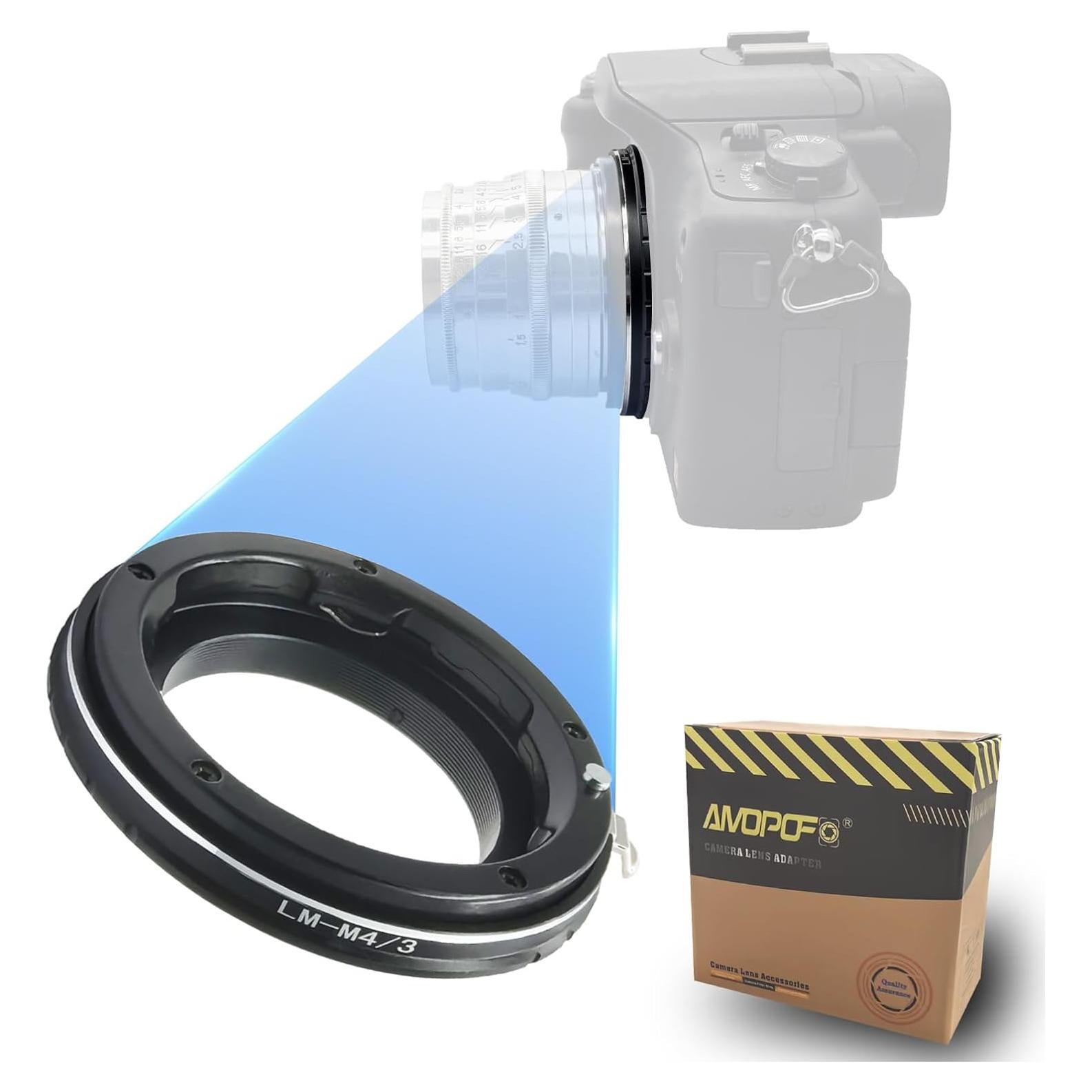 Adaptador de lente Leica M a M4/3 AMOPOFO - Alta calidad