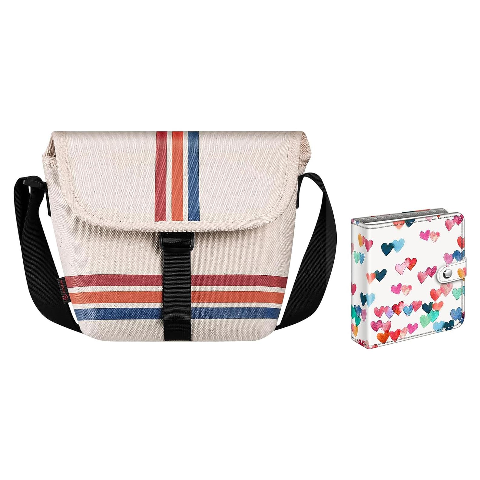 Bolsa de Cámara Fintie para Polaroid + Álbum 52 Fotos