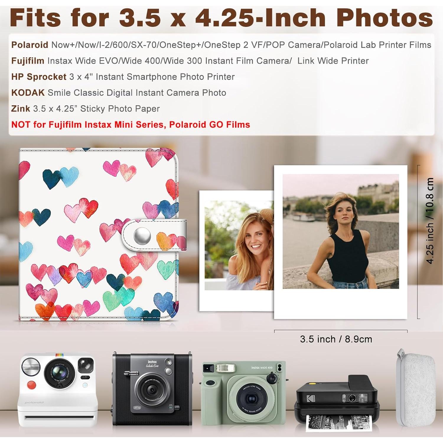 Bolsa de Cámara Fintie para Polaroid + Álbum 52 Fotos