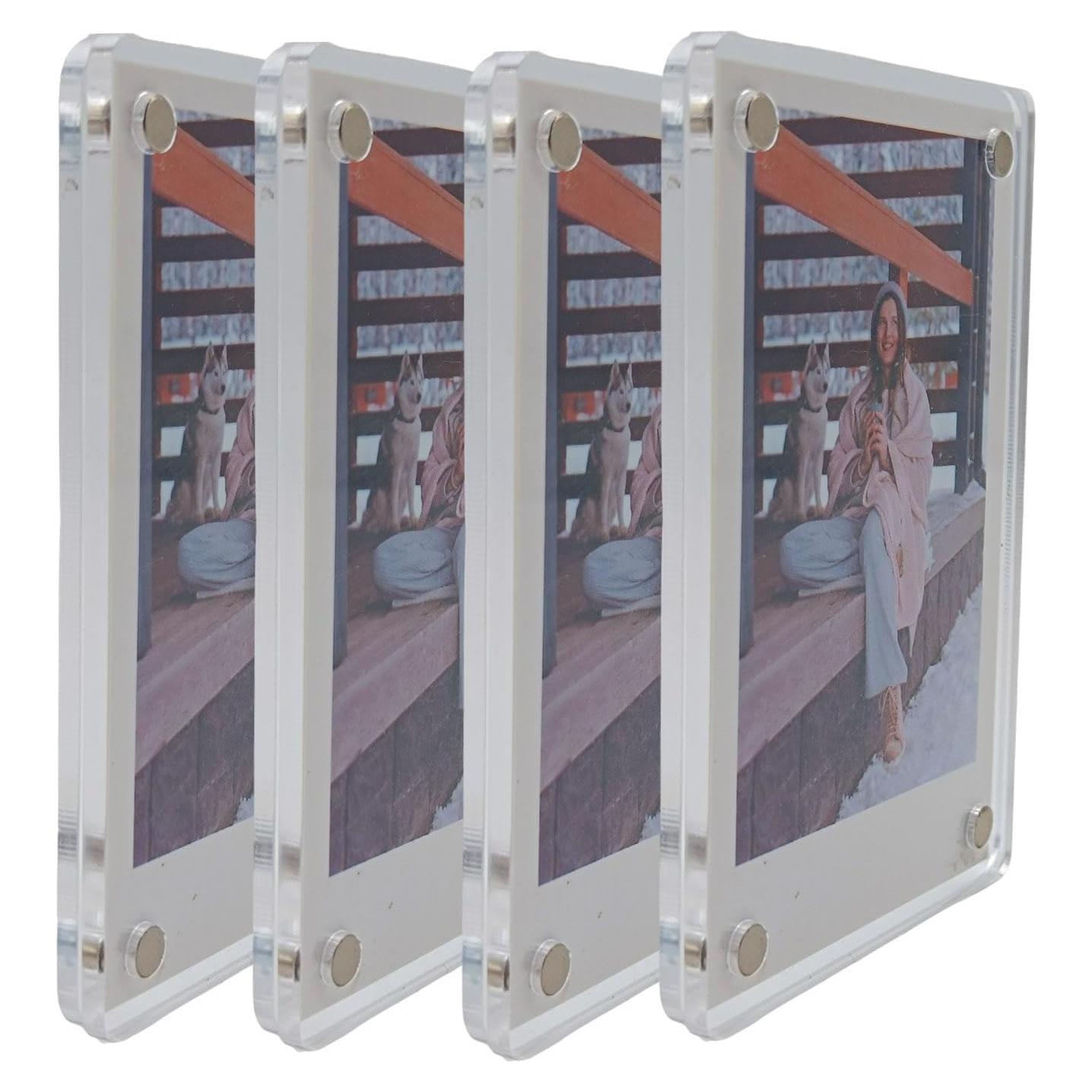 Marcos Magnéticos Acrílicos Orga'Neat para Fotos 6x9 cm - Paquete de 4