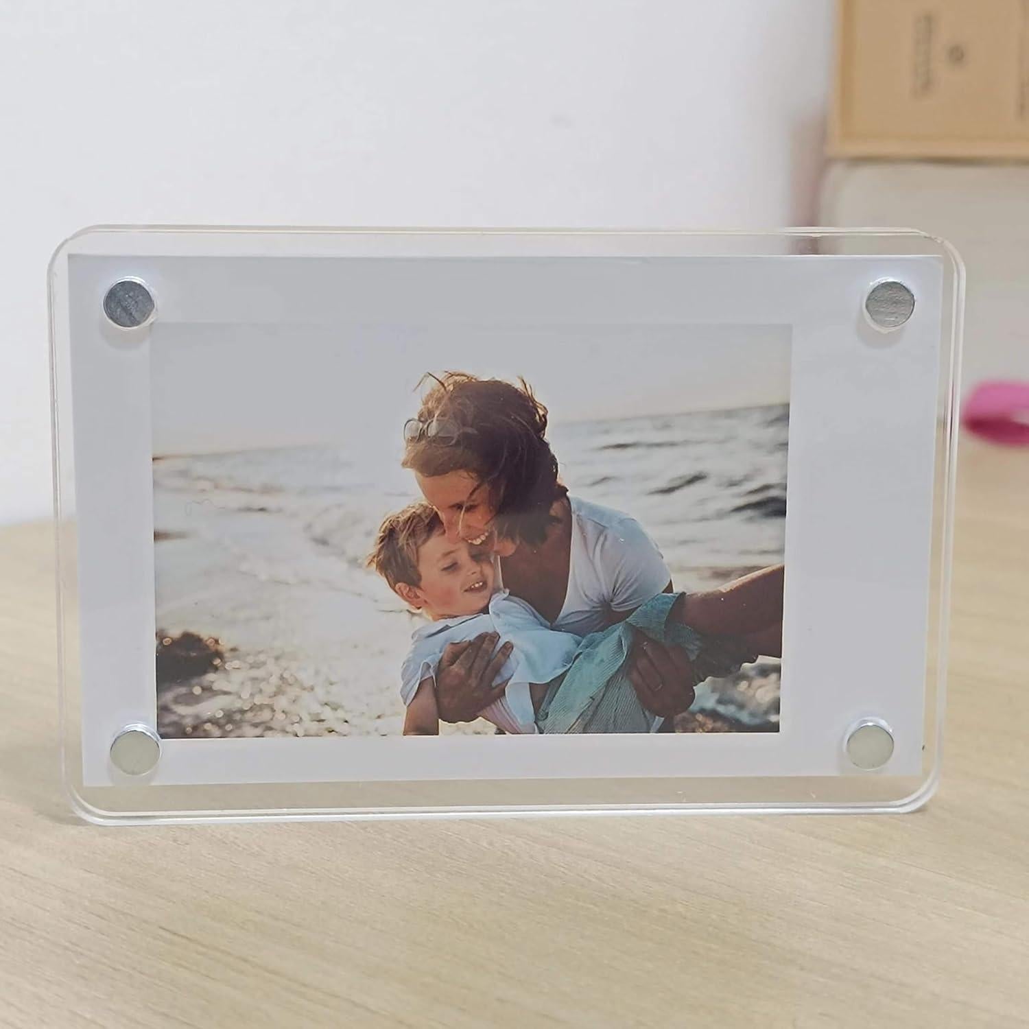 Marcos Magnéticos Acrílicos Orga'Neat para Fotos 6x9 cm - Paquete de 4