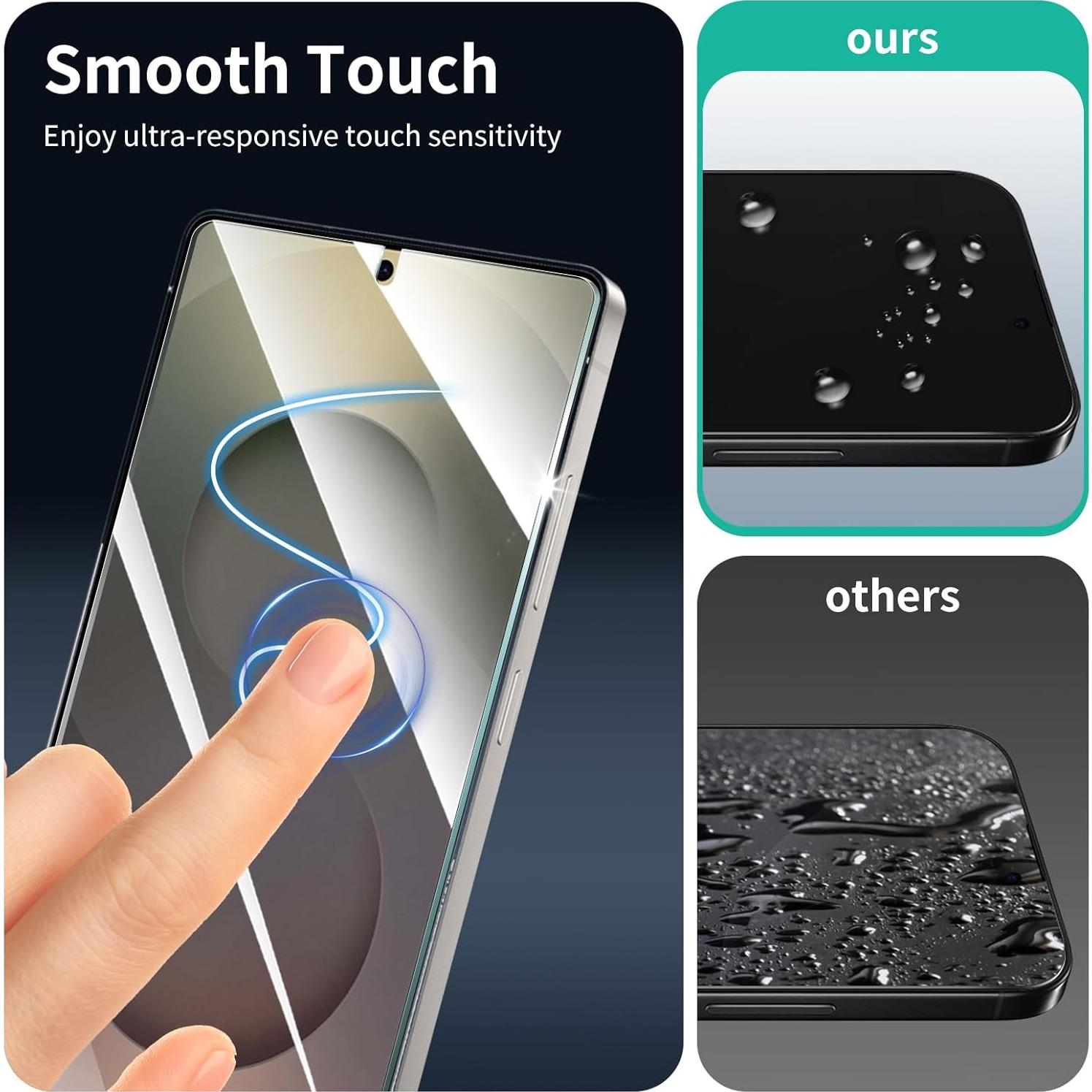 Protector de Pantalla y Lente para Samsung Galaxy S25 Ultra - 3 Piezas