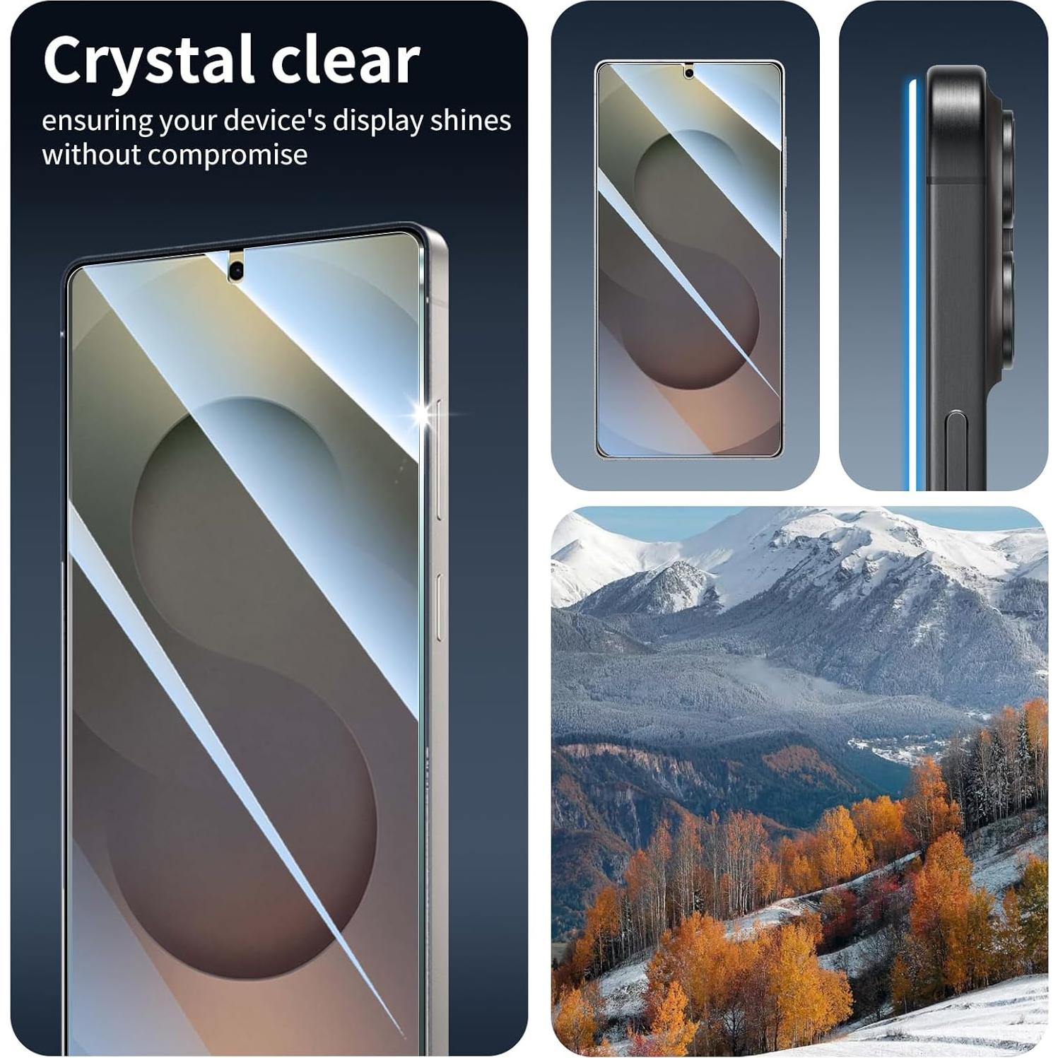 Protector de Pantalla y Lente para Samsung Galaxy S25 Ultra - 3 Piezas