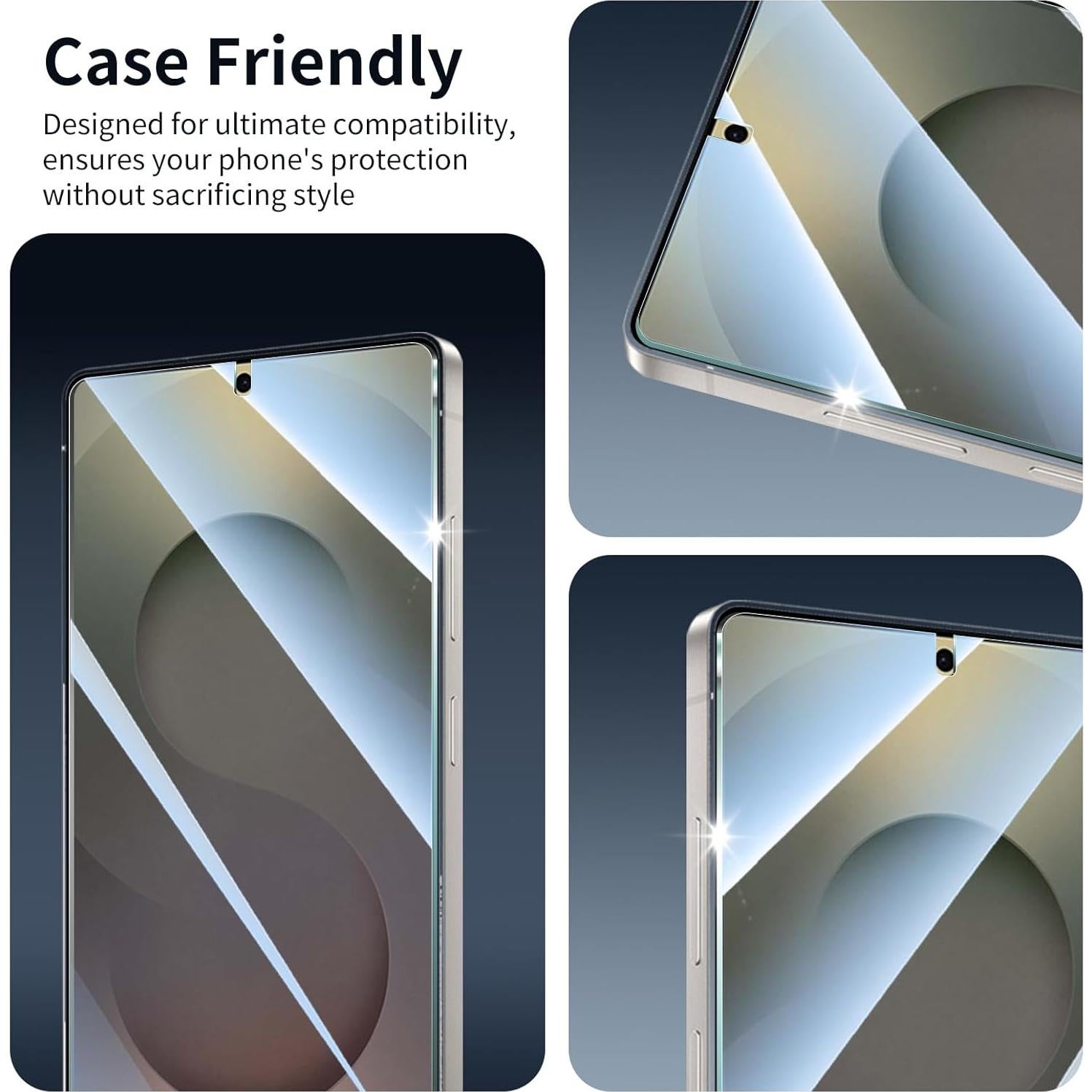 Protector de Pantalla y Lente para Samsung Galaxy S25 Ultra - 3 Piezas