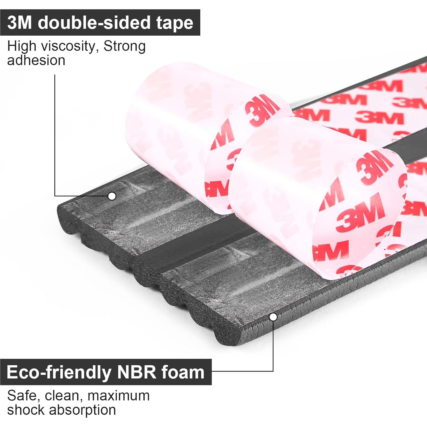 Protector de Esquinas y Bordes Dovesail 5m Negro NBR