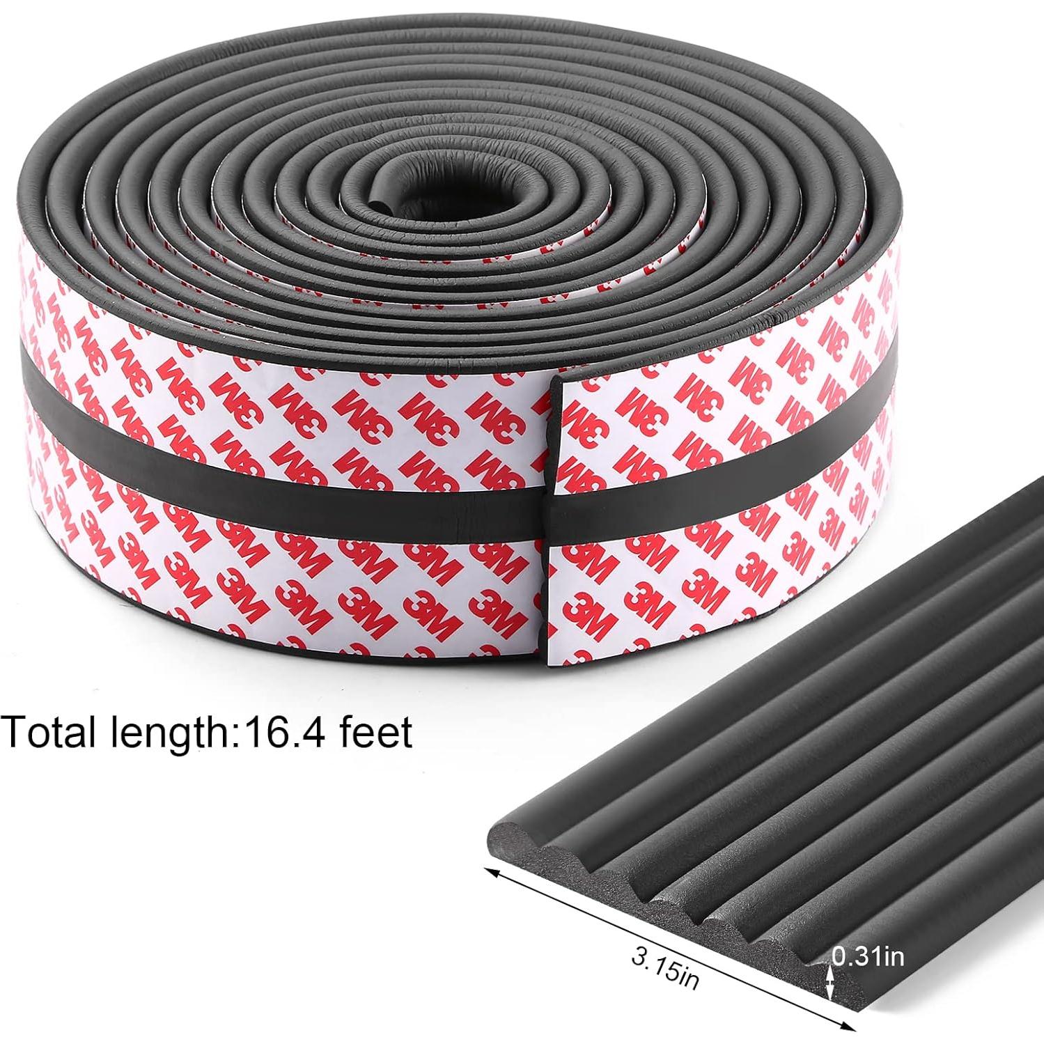 Protector de Esquinas y Bordes Dovesail 5m Negro NBR