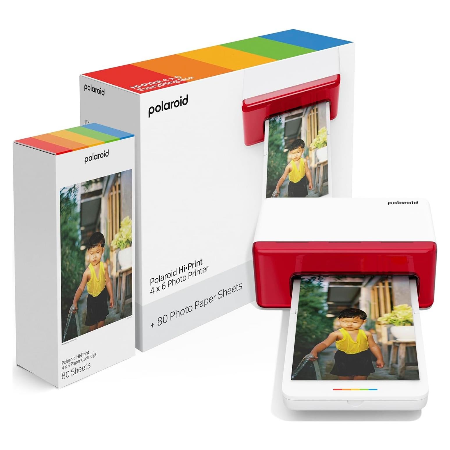Impresora de Fotos Bluetooth Polaroid Hi-Print 4x6 + 80 Hojas