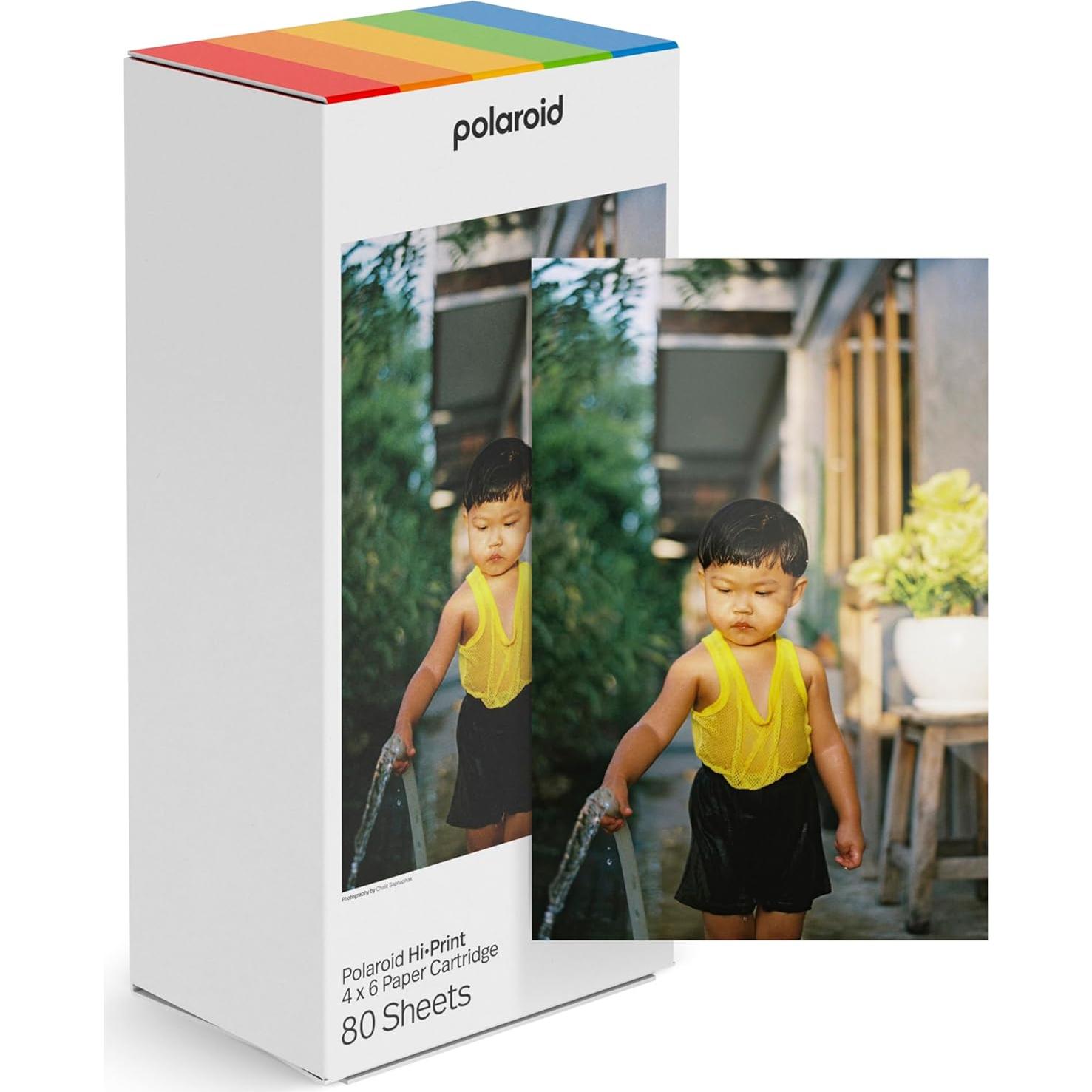 Impresora de Fotos Bluetooth Polaroid Hi-Print 4x6 + 80 Hojas