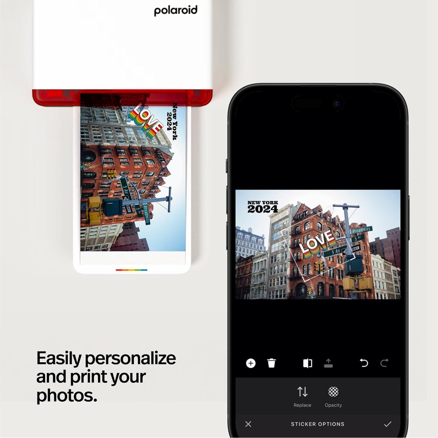 Impresora de Fotos Bluetooth Polaroid Hi-Print 4x6 + 80 Hojas