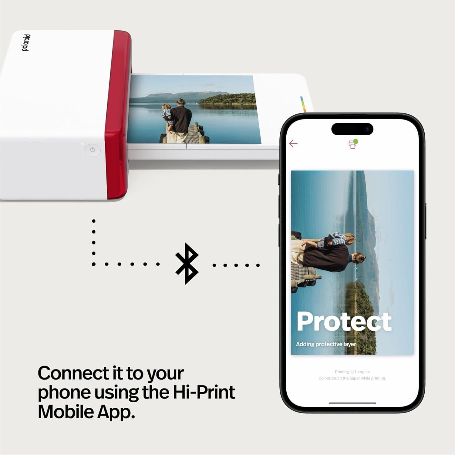 Impresora de Fotos Bluetooth Polaroid Hi-Print 4x6 + 80 Hojas