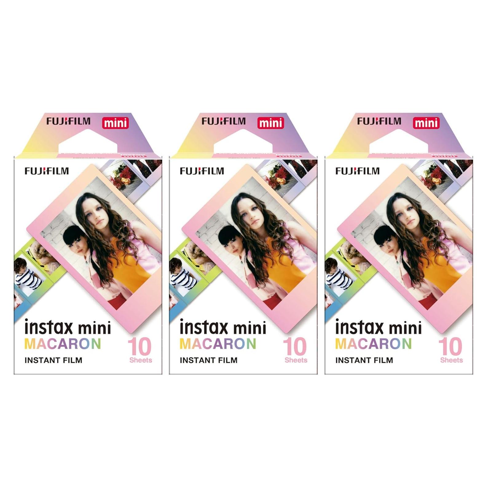 Fujifilm Instax Mini Macaron - Paquete de 30 Películas Instantáneas