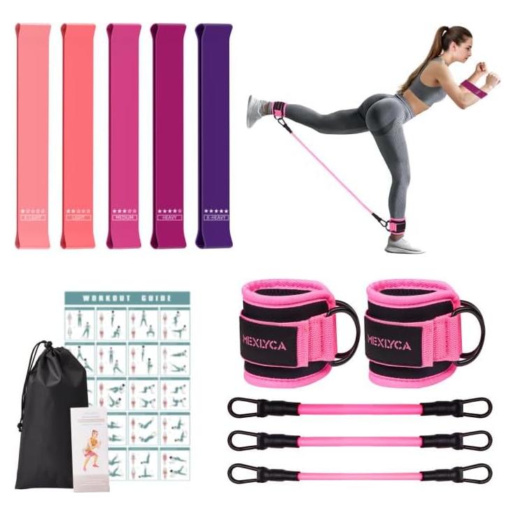 Juego de Bandas de Resistencia Mexlyca JS01 - 8 Piezas para Ejercicio