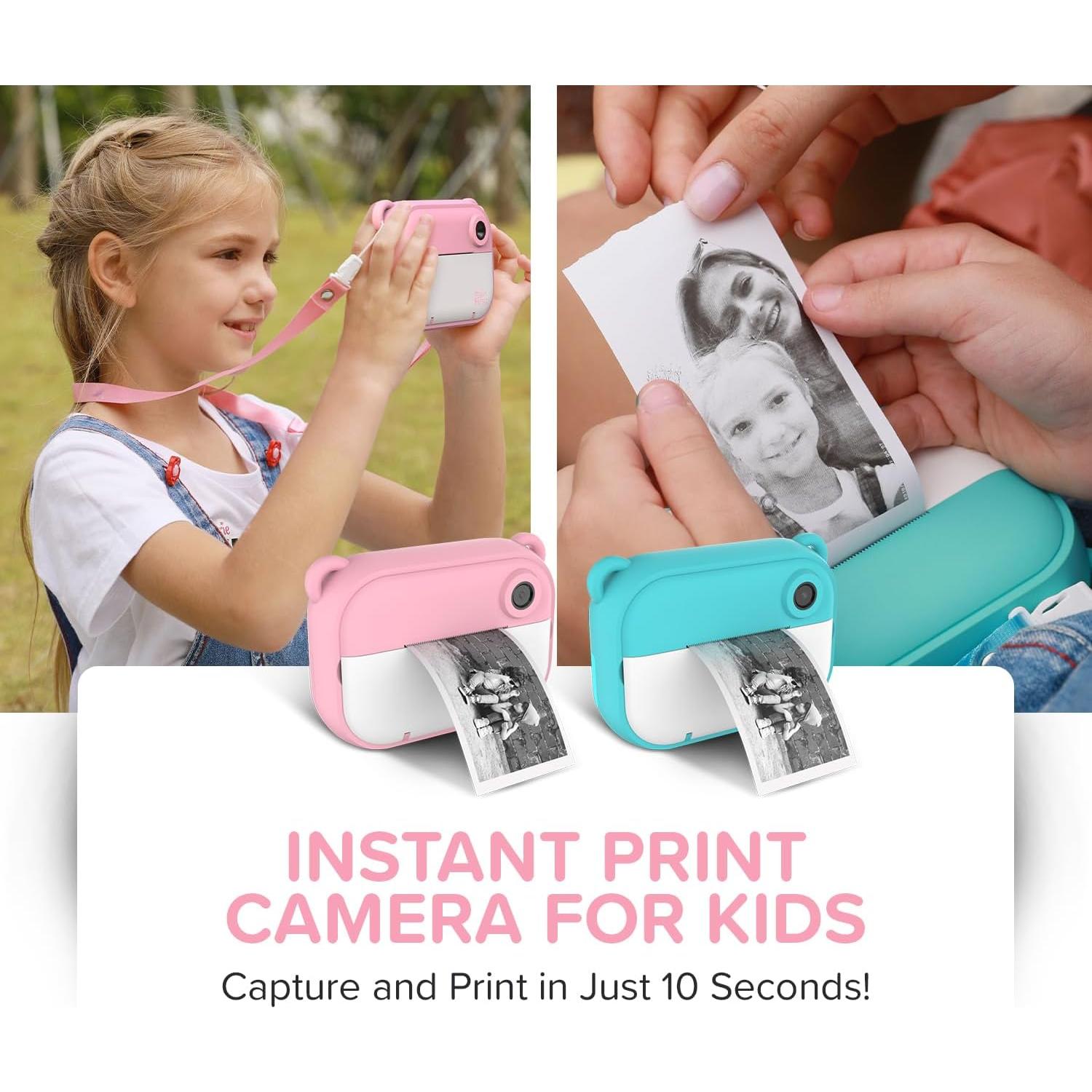 Cámara Instantánea myFirst Insta 2 Rosa 12MP Video 1080P