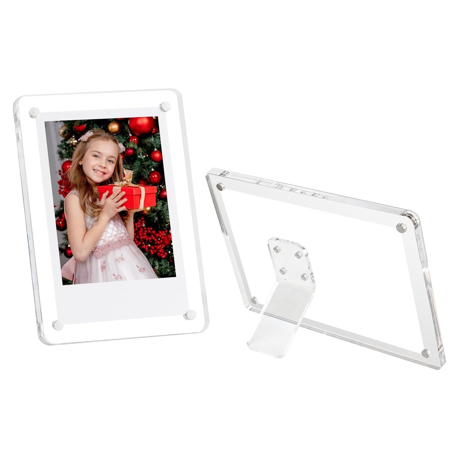 Mini Marcos Magnéticos LIANHELILAI 6x9 cm Acrílico 2 Pzs