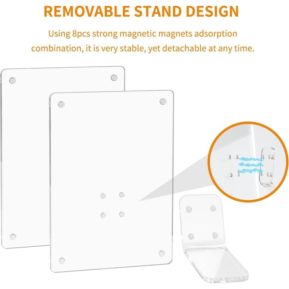 Mini Marcos Magnéticos LIANHELILAI 6x9 cm Acrílico 2 Pzs
