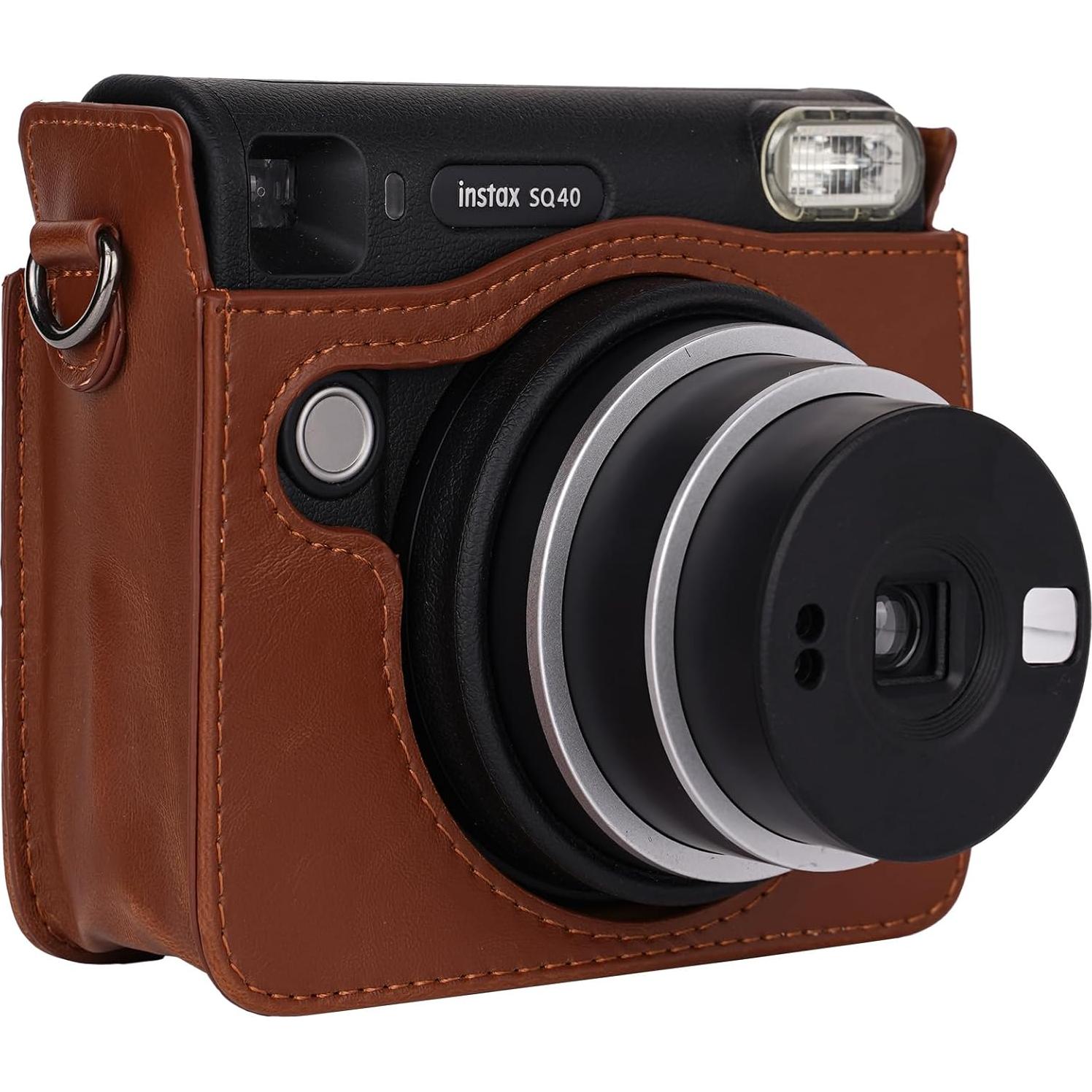 Funda Protectora Frankmate para Cámara Fujifilm Instax SQ40/SQ1 con Correa Ajustable
