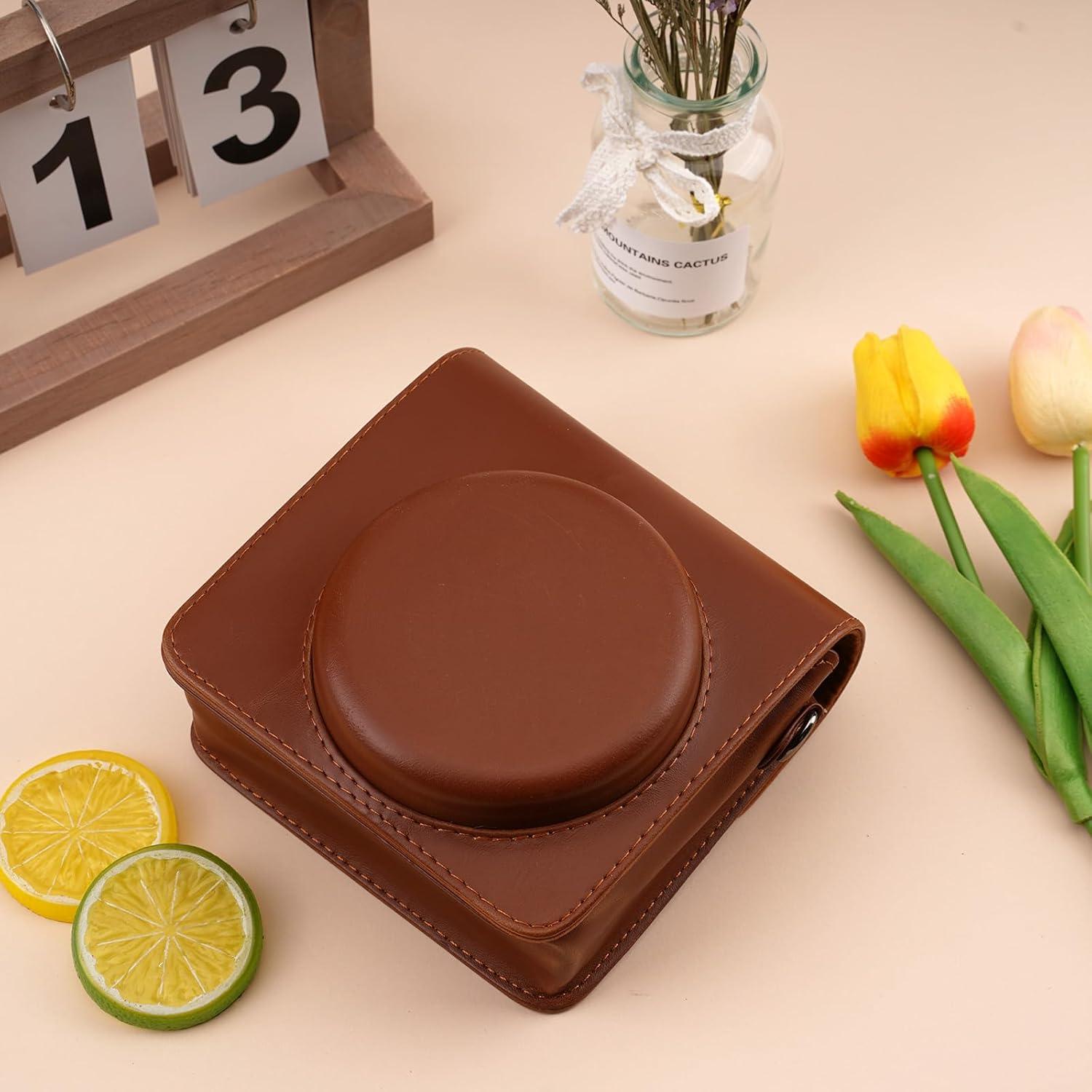 Funda Protectora Frankmate para Cámara Fujifilm Instax SQ40/SQ1 con Correa Ajustable