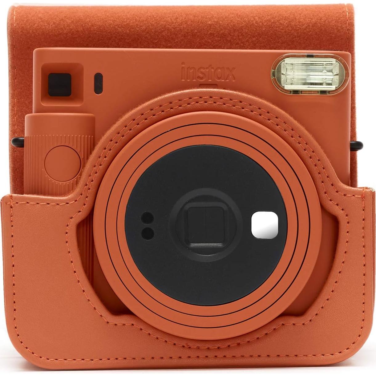 Funda de cámara Fujifilm Instax SQ1 - Naranja Sintético