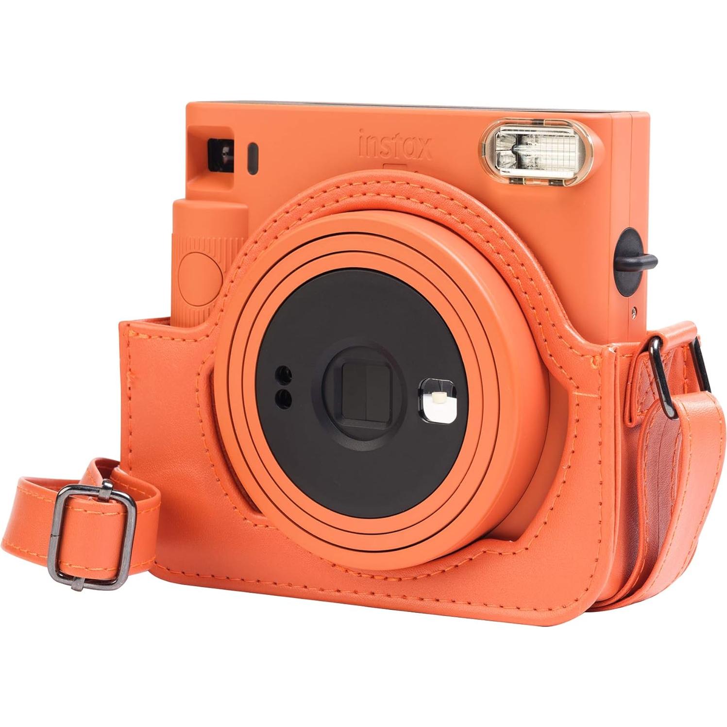 Funda de cámara Fujifilm Instax SQ1 - Naranja Sintético